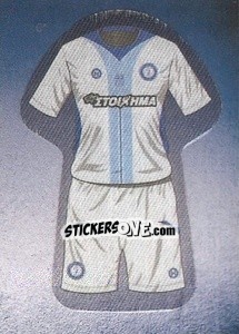 Sticker Iraklis away jersey - Superleague Ελλάδα 2015-2016 n. 17 - Panini