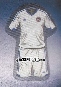 Sticker AEL Kalloni away jersey - Superleague Ελλάδα 2015-2016 n. 20 - Panini