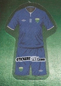 Sticker Levadiakos home jersey - Superleague Ελλάδα 2015-2016 - Panini