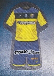 Sticker Panetolikos home kit - Superleague Ελλάδα 2015-2016 n. 31 - Panini