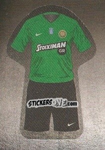 Sticker Panthrakikos home kit - Superleague Ελλάδα 2015-2016 n. 33 - Panini