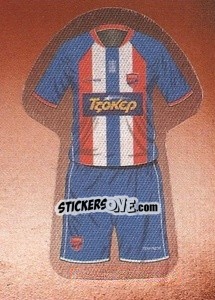 Figurina Panionios away kit - Superleague Ελλάδα 2015-2016 n. 37 - Panini