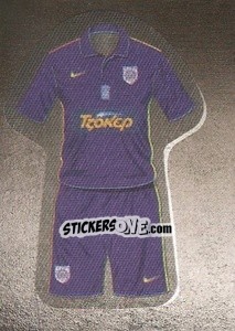 Sticker PAS Ioannina home kit - Superleague Ελλάδα 2015-2016 n. 43 - Panini