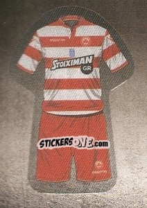 Sticker Platanias home kit - Superleague Ελλάδα 2015-2016 n. 45 - Panini
