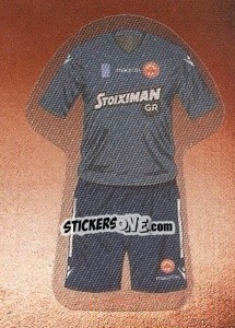 Sticker Platanias away kit - Superleague Ελλάδα 2015-2016 n. 46 - Panini
