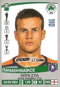 Cromo Luke Steele - Superleague Ελλάδα 2015-2016 - Panini