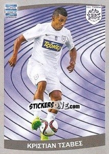 Sticker Christian Chaves - Superleague Ελλάδα 2015-2016 - Panini