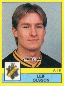 Figurina Leif Olsson - Fotboll 91. Allsvenskan och Division 1 n. 12 - Panini