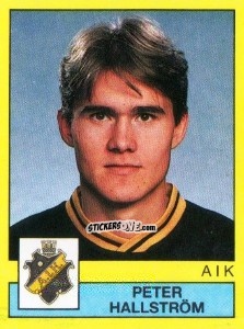 Figurina Peter Hallström - Fotboll 91. Allsvenskan och Division 1 n. 21 - Panini