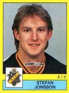 Figurina Stefan Jonsson - Fotboll 91. Allsvenskan och Division 1 n. 22 - Panini