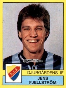 Cromo Jens Fjellström - Fotboll 91. Allsvenskan och Division 1 n. 36 - Panini