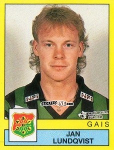 Figurina Jan Lundqvist - Fotboll 91. Allsvenskan och Division 1 n. 59 - Panini