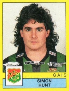Cromo Simon Hunt - Fotboll 91. Allsvenskan och Division 1 n. 60 - Panini