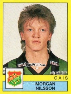 Cromo Morgan Nilsson - Fotboll 91. Allsvenskan och Division 1 n. 61 - Panini