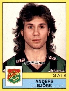 Figurina Anders Björk - Fotboll 91. Allsvenskan och Division 1 n. 66 - Panini