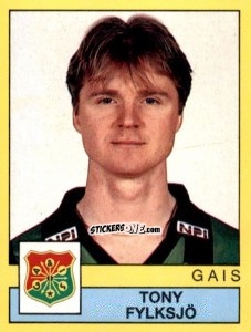 Figurina Tony Fylksjö - Fotboll 91. Allsvenskan och Division 1 n. 67 - Panini