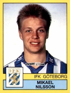 Sticker Mikael Nilsson - Fotboll 91. Allsvenskan och Division 1 n. 79 - Panini