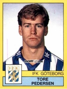 Figurina Tore Pedersen - Fotboll 91. Allsvenskan och Division 1 n. 80 - Panini
