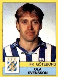 Figurina Ola Svensson - Fotboll 91. Allsvenskan och Division 1 n. 81 - Panini