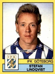 Cromo Stefan Lindqvist - Fotboll 91. Allsvenskan och Division 1 n. 88 - Panini