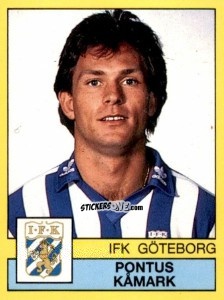 Sticker Pontus Kåmark - Fotboll 91. Allsvenskan och Division 1 n. 91 - Panini