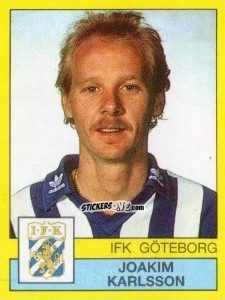 Figurina Joakim Karlsson - Fotboll 91. Allsvenskan och Division 1 n. 93 - Panini