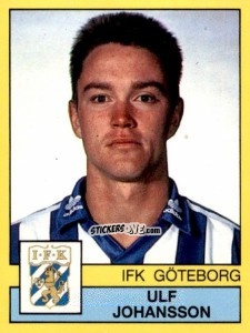 Figurina Ulf Johansson - Fotboll 91. Allsvenskan och Division 1 n. 94 - Panini