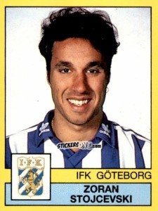 Figurina Zoran Stojcevski - Fotboll 91. Allsvenskan och Division 1 n. 96 - Panini