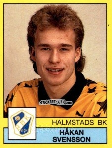 Figurina Håkan Svensson - Fotboll 91. Allsvenskan och Division 1 n. 102 - Panini
