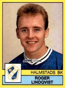 Figurina Roger Lindqvist - Fotboll 91. Allsvenskan och Division 1 n. 106 - Panini