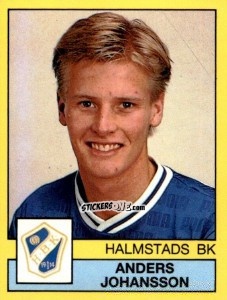 Figurina Anders Johansson - Fotboll 91. Allsvenskan och Division 1 n. 110 - Panini