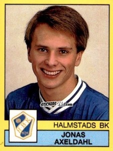 Figurina Jonas Axeldahl - Fotboll 91. Allsvenskan och Division 1 n. 112 - Panini