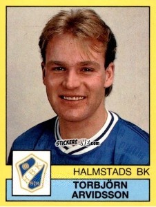 Cromo Torbjörn Arvidsson - Fotboll 91. Allsvenskan och Division 1 n. 114 - Panini