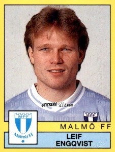 Sticker Leif Engqvist - Fotboll 91. Allsvenskan och Division 1 n. 133 - Panini