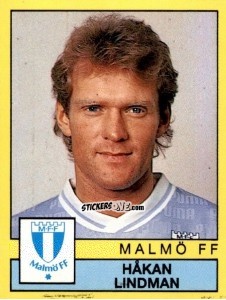 Sticker Håkan Lindman - Fotboll 91. Allsvenskan och Division 1 n. 135 - Panini