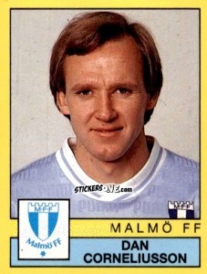 Sticker Dan Corneliusson - Fotboll 91. Allsvenskan och Division 1 n. 137 - Panini