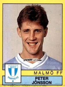 Cromo Peter Jönsson - Fotboll 91. Allsvenskan och Division 1 n. 139 - Panini