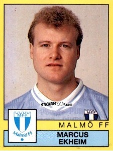Sticker Marcus Ekheim - Fotboll 91. Allsvenskan och Division 1 n. 140 - Panini