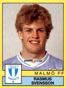 Sticker Rasmus Svensson - Fotboll 91. Allsvenskan och Division 1 n. 142 - Panini