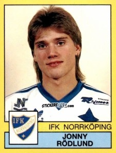Sticker Jonny Rödlund - Fotboll 91. Allsvenskan och Division 1 n. 155 - Panini