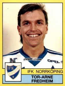 Sticker Tor-Arne Fredheim - Fotboll 91. Allsvenskan och Division 1 n. 157 - Panini