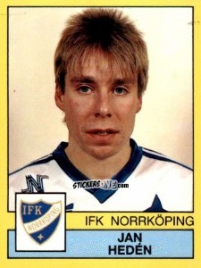 Sticker Jan Hedén - Fotboll 91. Allsvenskan och Division 1 n. 162 - Panini