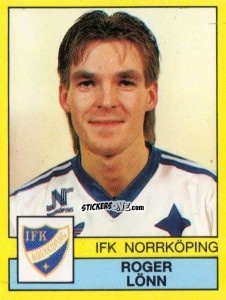 Sticker Roger Lönn - Fotboll 91. Allsvenskan och Division 1 n. 163 - Panini