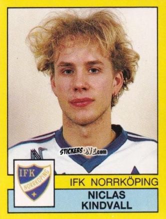 Figurina Niclas Kindvall - Fotboll 91. Allsvenskan och Division 1 n. 167 - Panini