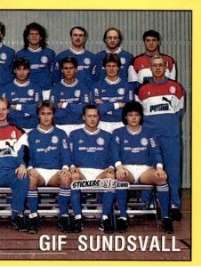 Sticker Team - Fotboll 91. Allsvenskan och Division 1 n. 171 - Panini