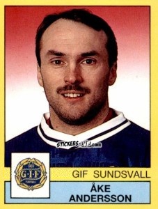 Cromo Åke Andersson - Fotboll 91. Allsvenskan och Division 1 n. 176 - Panini