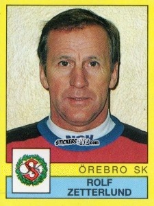 Cromo Rolf Zetterlund - Fotboll 91. Allsvenskan och Division 1 n. 196 - Panini