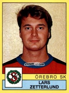 Figurina Lars Zetterlund - Fotboll 91. Allsvenskan och Division 1 n. 202 - Panini
