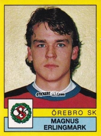 Figurina Magnus Erlingmark - Fotboll 91. Allsvenskan och Division 1 n. 204 - Panini