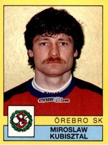 Cromo Miroslaw Kubisztal - Fotboll 91. Allsvenskan och Division 1 n. 208 - Panini